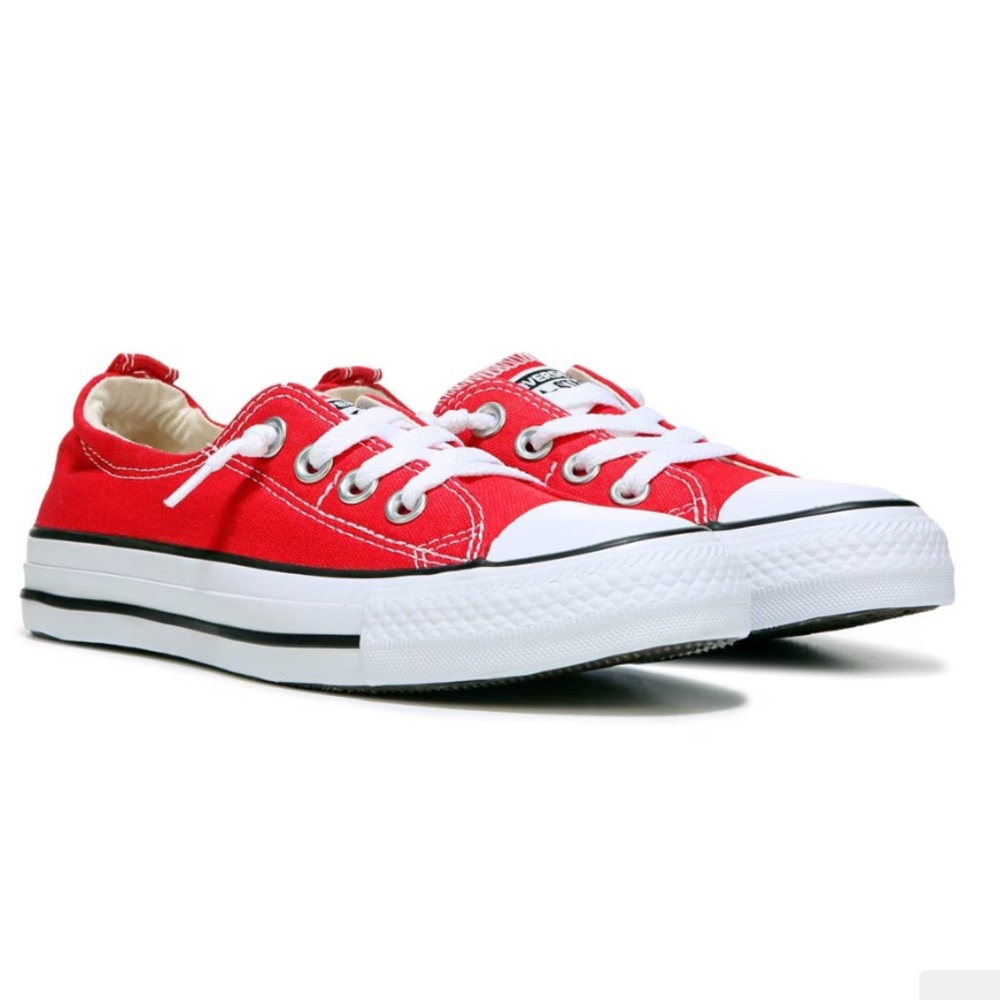 New without box- Red Converse Shoreline Sneakers size 7.5